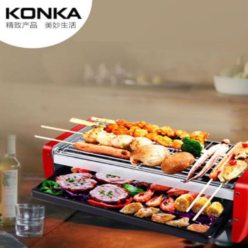 康佳(KONKA)快乐时光 家用煎烤盘烧烤炉 KGSK-829