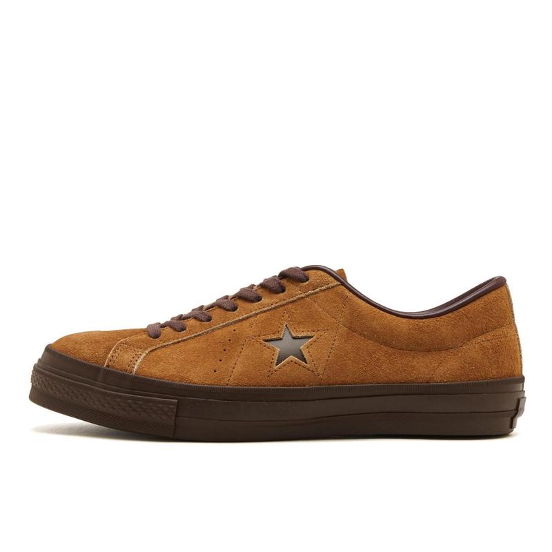 匡威(CONVERSE)经典复刻ONESTARJSUEDE高端小牛皮男士休闲鞋日系