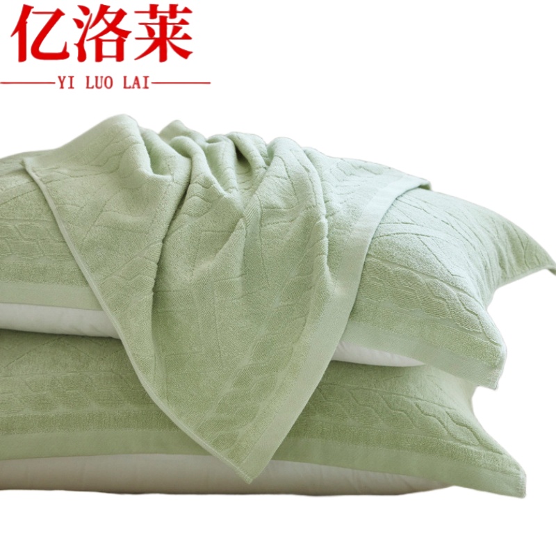 亿洛莱 枕头枕巾 52*75cm 只高清大图