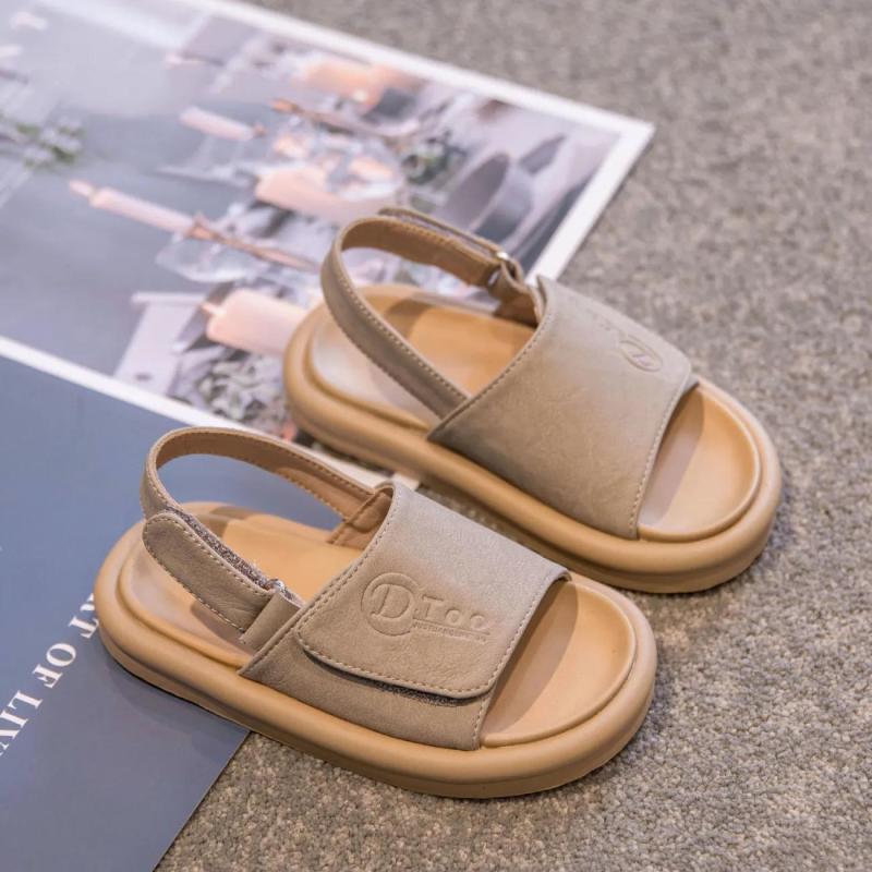 儿童休闲凉鞋2022夏季新款男孩沙滩鞋女童鞋子软底两穿鞋儿童潮牌莎丞