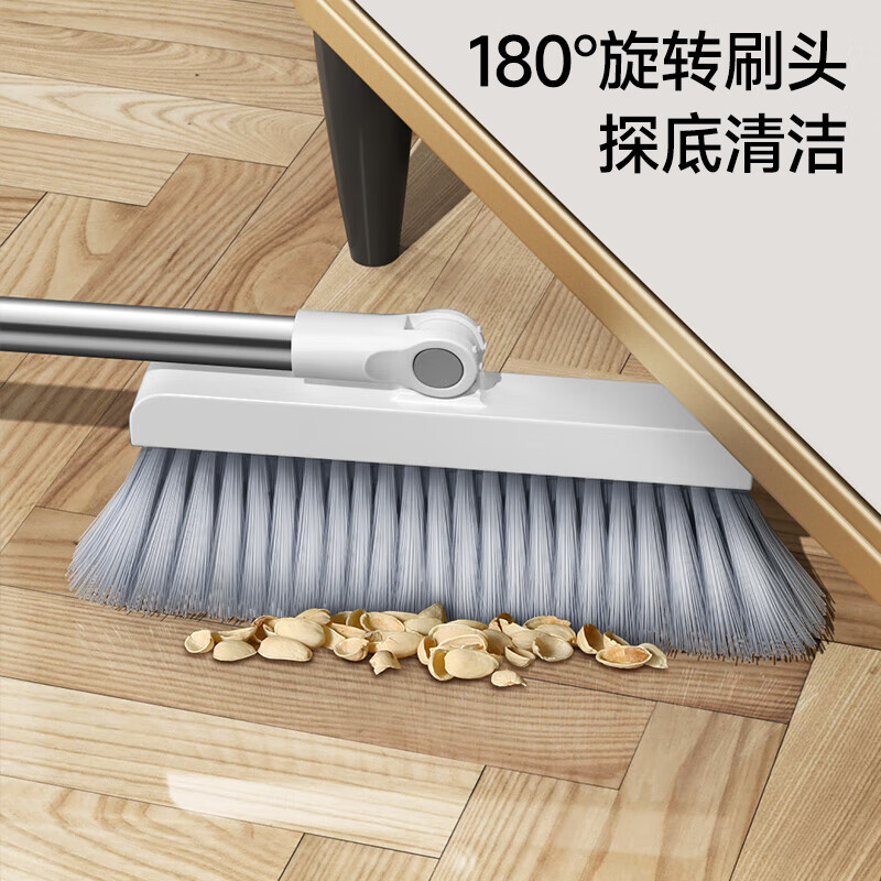 五月花扫把簸箕两件套可站立防风梳齿型簸箕扫把搓斗组合高清大图