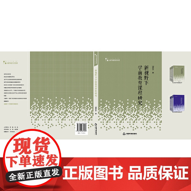 高校学术研究论著丛刊(人文社科)— 新视野下学前教育课程研究高清大图