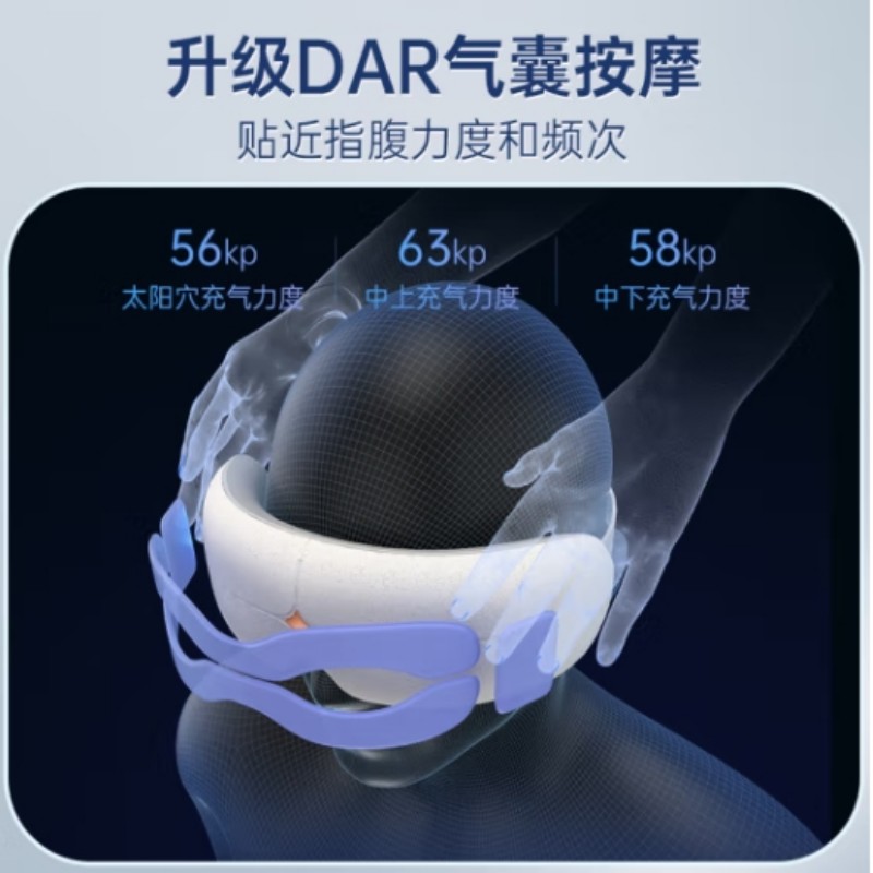 迪斯 眼部按摩器白色 DE-E10高清大图