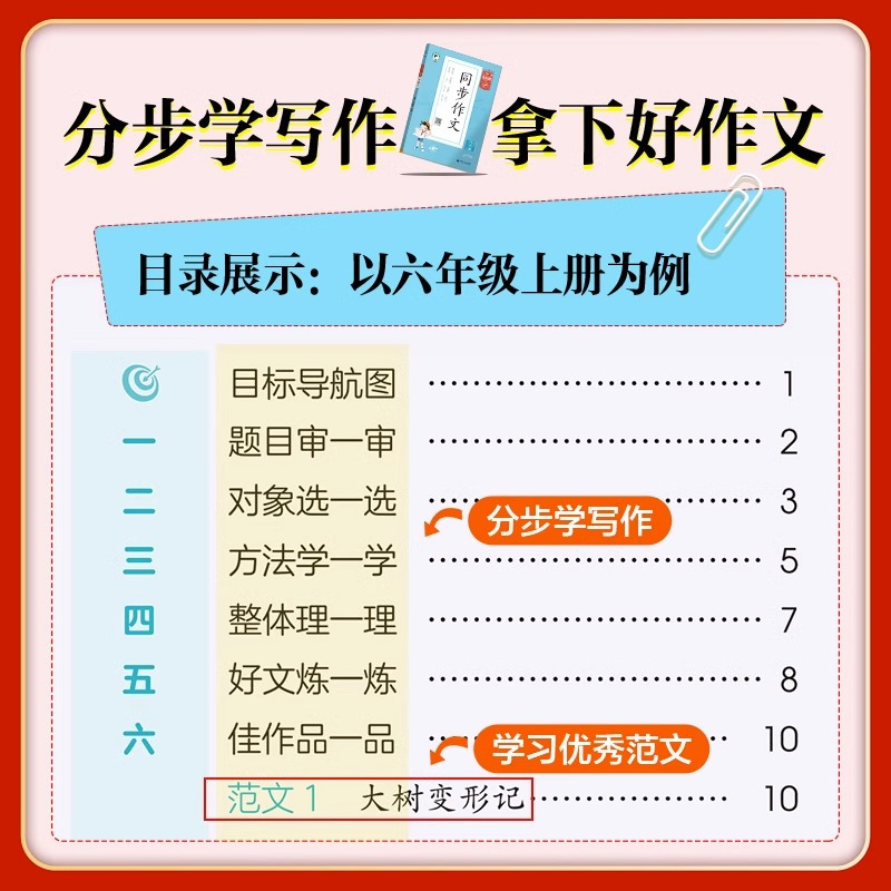 ❤️赠[电子课程]晒图得[3元]❤️ 三年级下 [正版]53小学基础练语文同步作文三四五六年级下册上册作文素材大全 五三