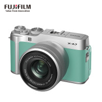 富士(FUJIFILM) X-A7(15-45mm)薄荷绿 单镜头套装 数码微单相机