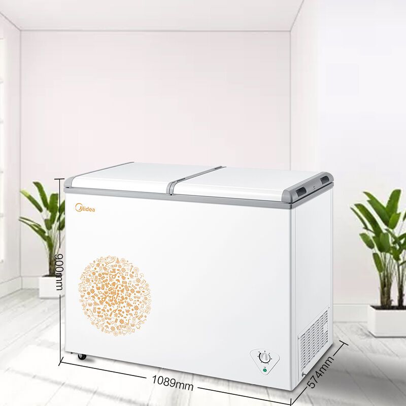 冰柜家用双温小型商用大容量冷藏冷冻保鲜两用卧式小冰箱冷柜O2|301升单温大容量冷冻冷藏转换型