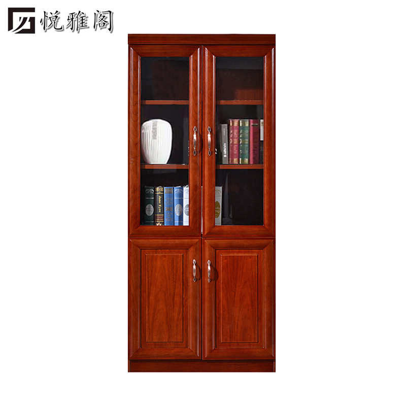 悦雅阁 文件柜木质 两门800*400*2000 /组高清大图