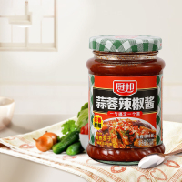 厨邦蒜蓉辣椒酱210g 调料拌面下饭 佐餐调料辣酱 广式调味酱蒜香甜辣 凉拌烧烤火锅蘸料