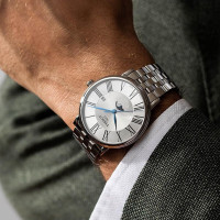 天梭(TISSOT)瑞士手表 卡森臻我系列腕表 钢带石英男表T122.423.11.033.00