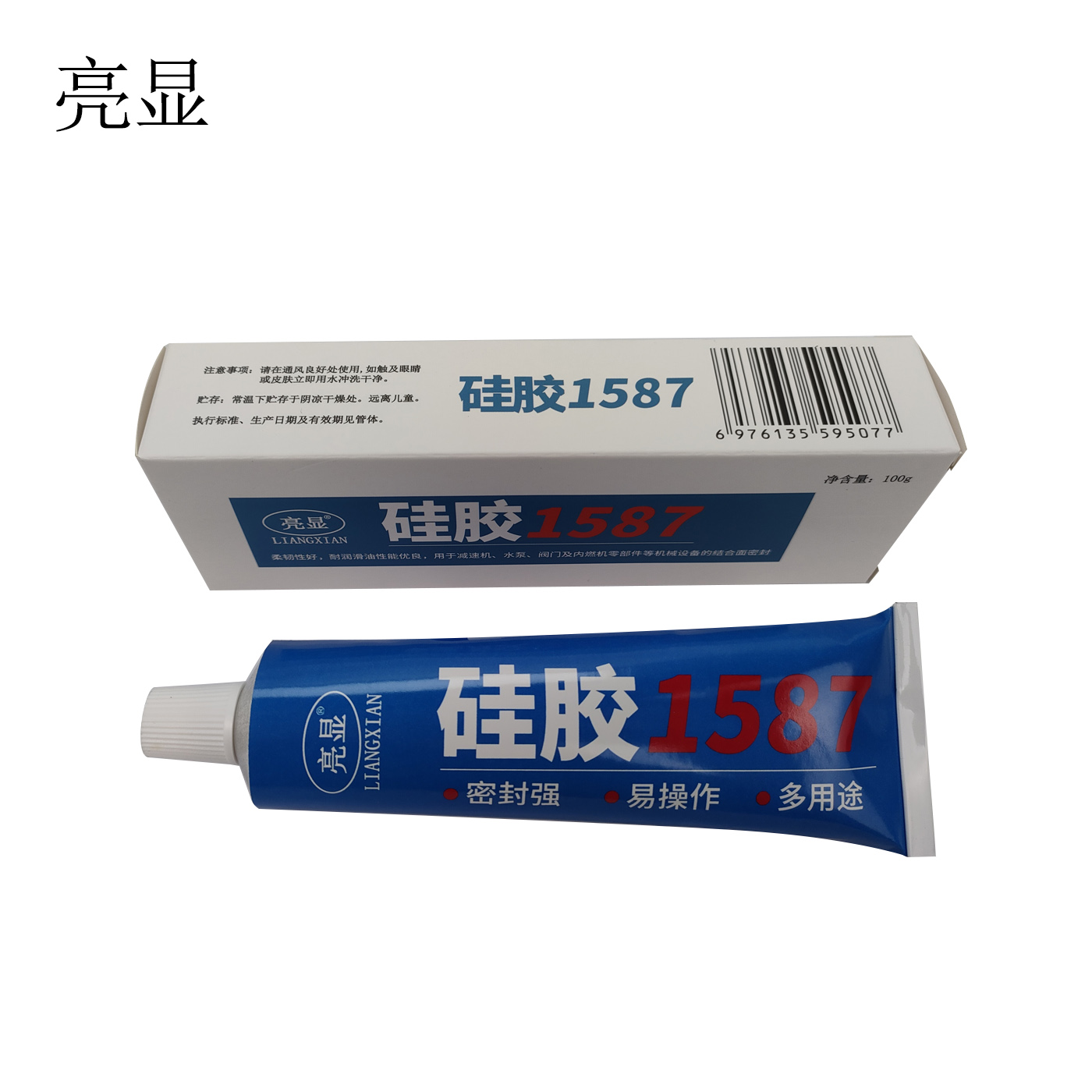 亮显 硅胶1587 100g/支高清大图