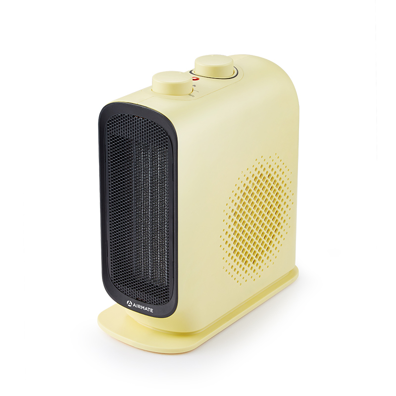 艾美特电暖风机家用小型电暖气办公浴室烤火炉取暖器电太阳热风机企业价团购精美设计 黄色