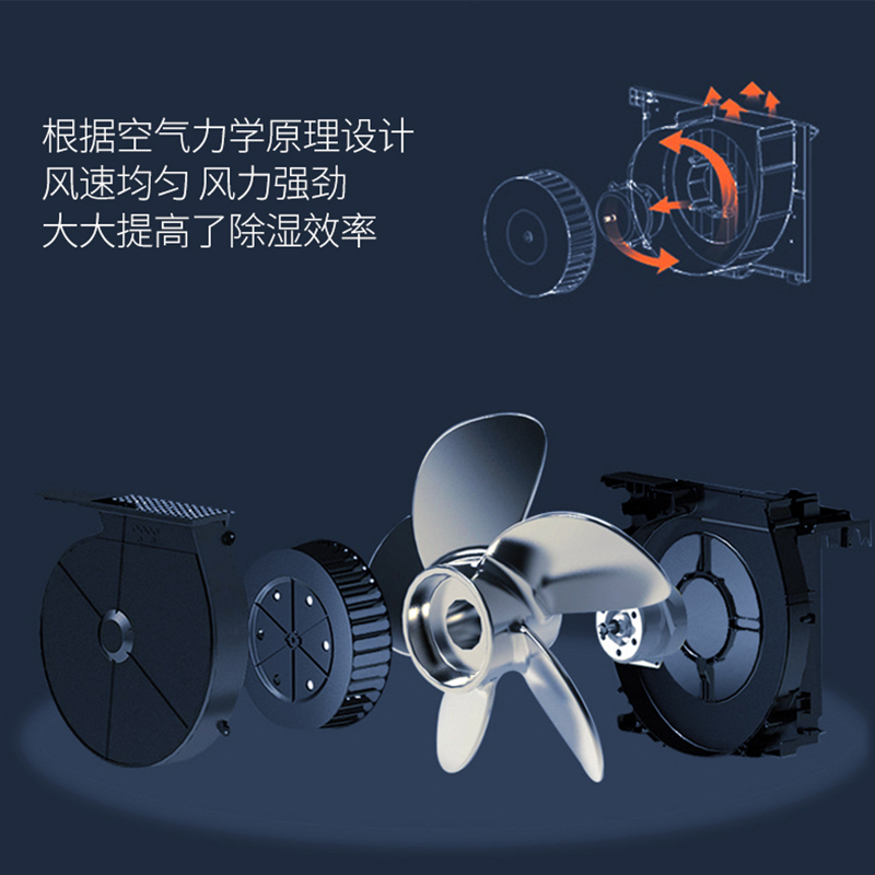 美国Airplus除湿机家用卧室小型抽湿机静音迷你吸湿器除潮去湿机