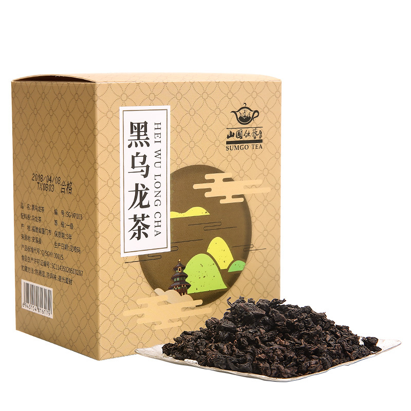 山国饮艺 简素黑乌龙茶150g 经济实惠 自饮推荐 乌龙茶茶叶