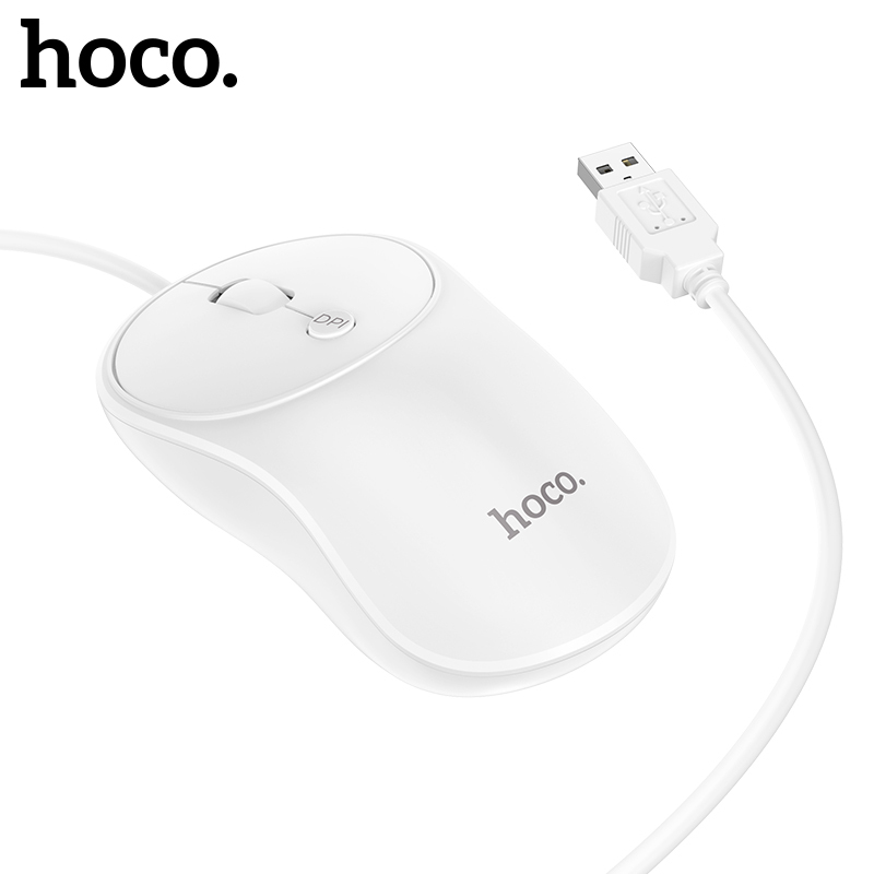 浩酷(HOCO)GM13 尚品商务有线鼠标[一价无忧]
