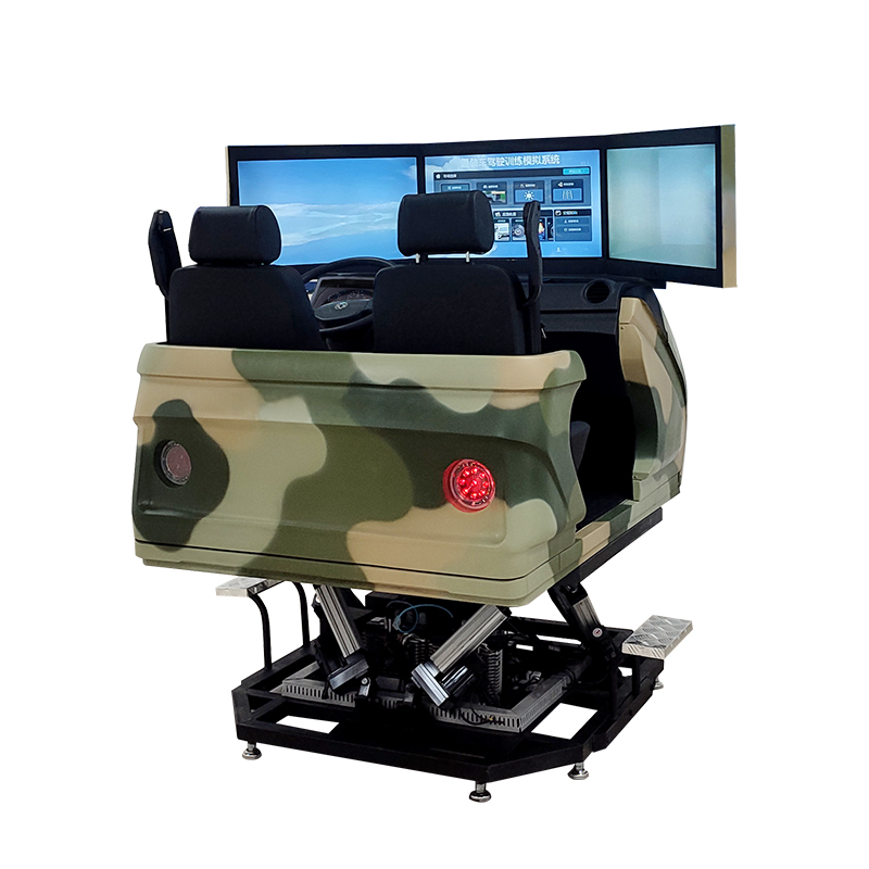 硕士王 SHUOSHIWANG六屏双座动感汽车驾驶模拟器东风解放通用运输车模拟训练系统高清大图