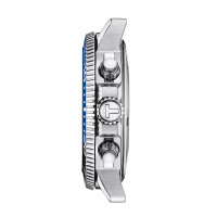 天梭(TISSOT)瑞士手表 海星系列腕表 针织带石英男表T120.417.17.051.03