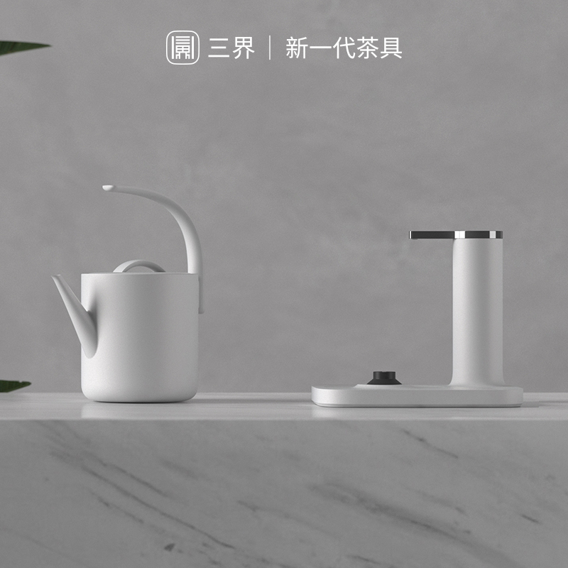 [苏宁自营]三界茶具 D2自动上水电热水壶电茶壶电子茶炉 烧水壶泡茶专用 抽水烧水2合1煮茶器