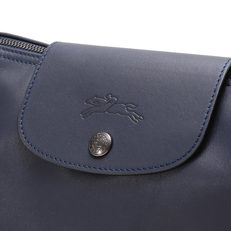 珑骧longchamp女士lepliagextra系列牛皮手提单肩包腋下包中号