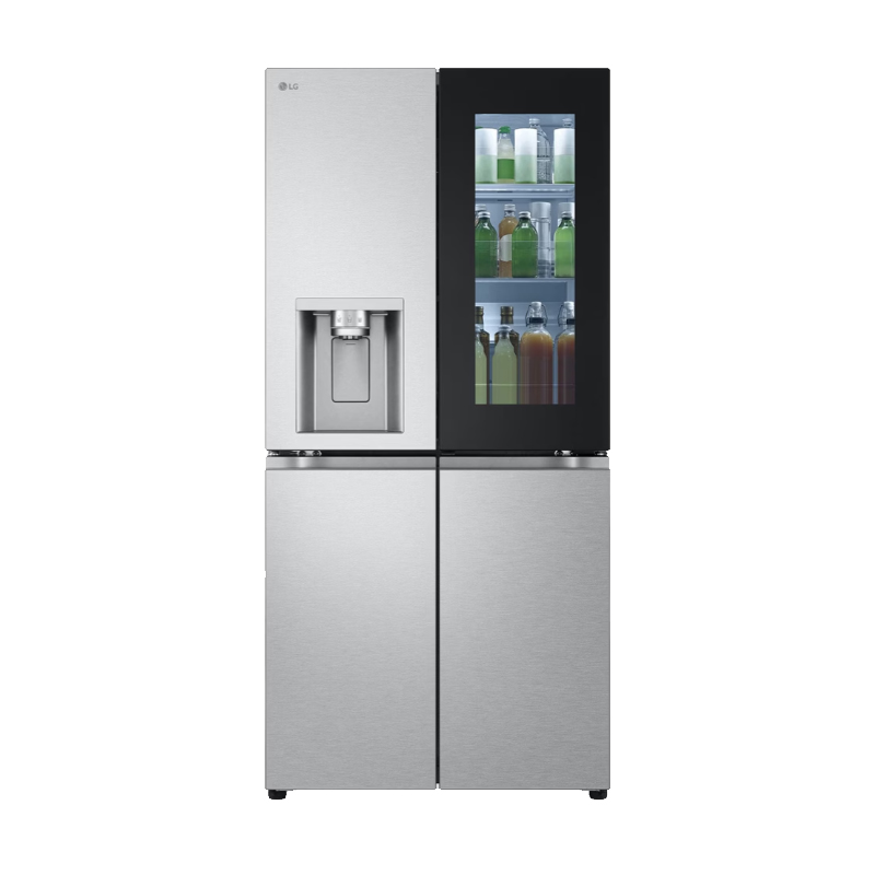 LG F544MMB95D 新品508L十字四门透视窗敲一敲门中门制冰冰箱 替代 F523MPZ88B高清大图