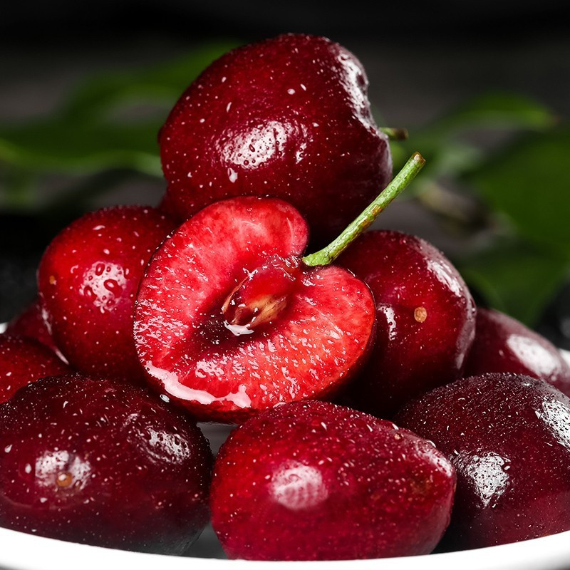 冠町山东烟台露天樱桃国产车厘子新鲜时令水果jj级2斤带箱