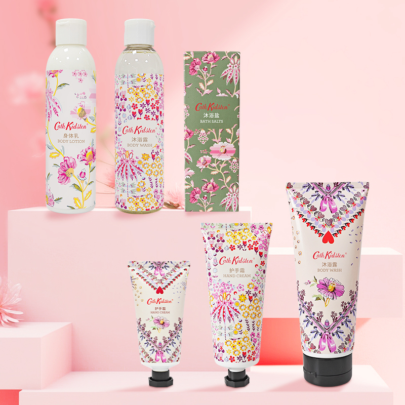 Cath Kidston 沁润香氛护肤 200ml×2+200ml×1+100g+50g+150g×1高清大图