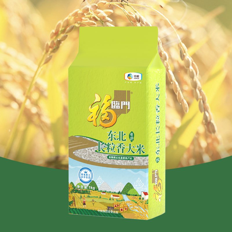福临门唯粹东北长粒香米大米1kg/袋