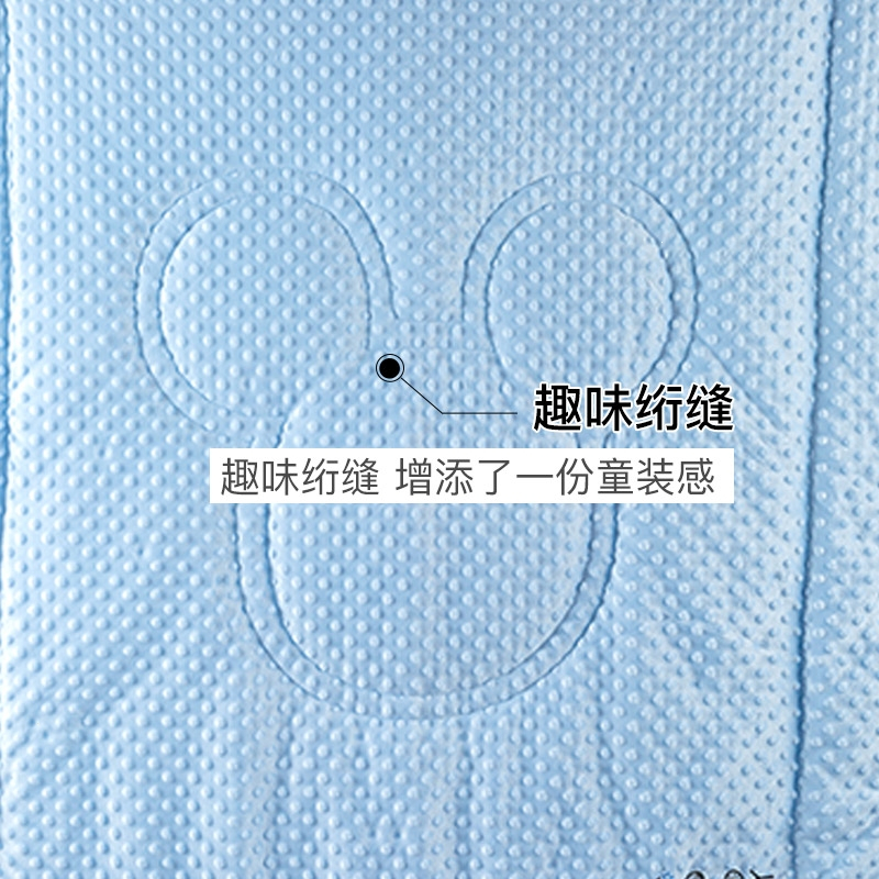 迪士尼(DISNEY)婴儿豆豆毯新生婴儿秋冬加厚夹棉安抚毛毯儿童被子宝宝盖毯