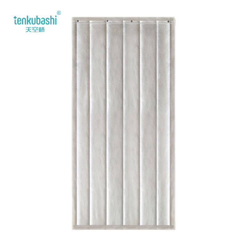 天空桥 棉门帘 MML-65亮银色无窗口三层棉 平方米高清大图