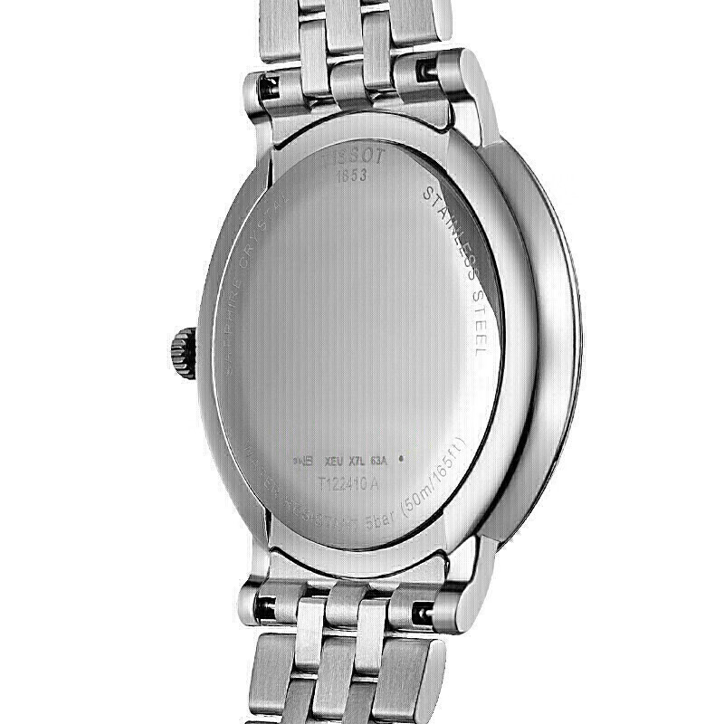 天梭(TISSOT)瑞士手表 卡森臻我系列腕表 钢带石英男表T122.410.11.033.00