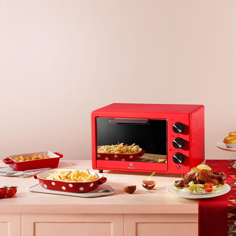 ELECTROLUX电烤箱家用17L大容量上下独立控温多层烘培镜面玻璃烤箱EGOT5020高清大图