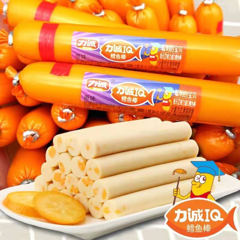 力诚鳕鱼肠散称原味1kg视频