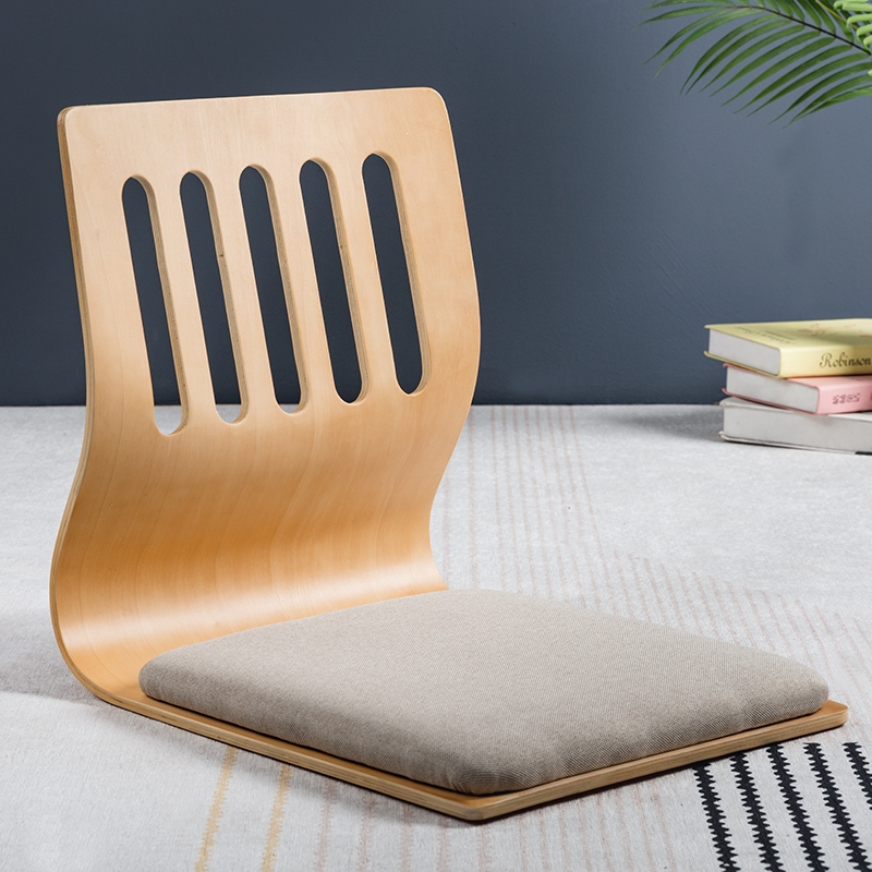 榻榻米椅子床上座椅宿舍懒人椅无腿椅凳日韩靠背椅迪玛森坐垫飘窗和室