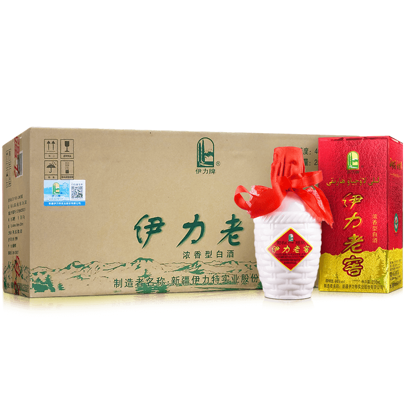 [主打产品]46度伊力特伊力老窖250ml*10瓶小酒版 整箱白酒小老窖伊犁