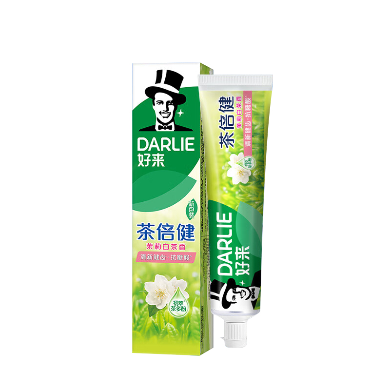 好来 茶倍健茉莉白茶牙膏90g