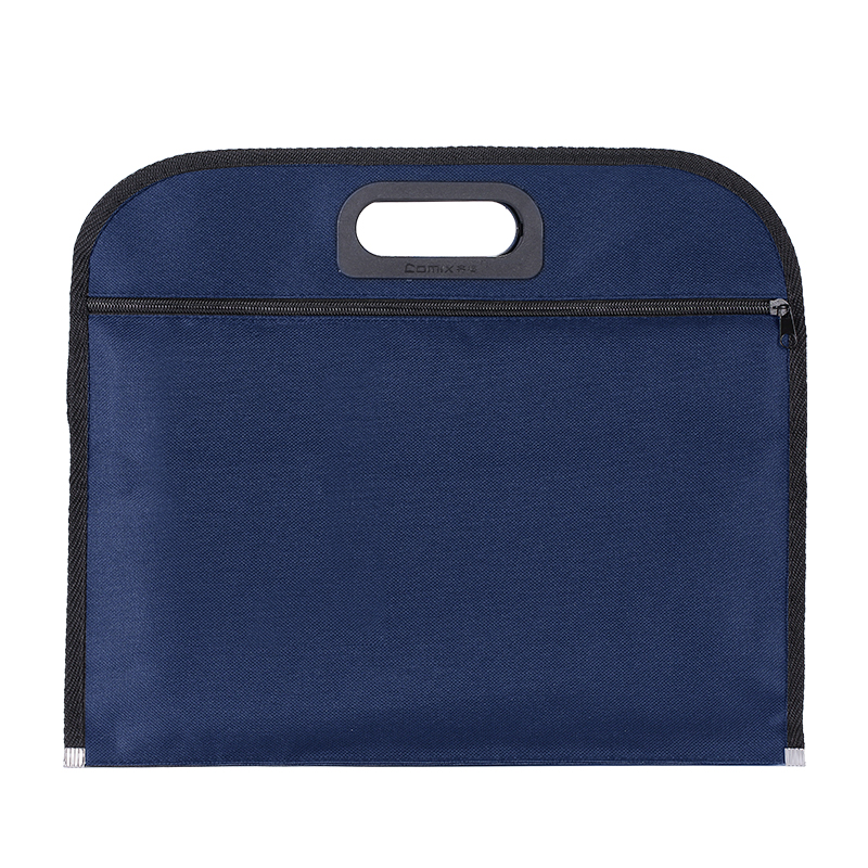 齐心 A1670 会议专用织布袋 B4双袋 蓝