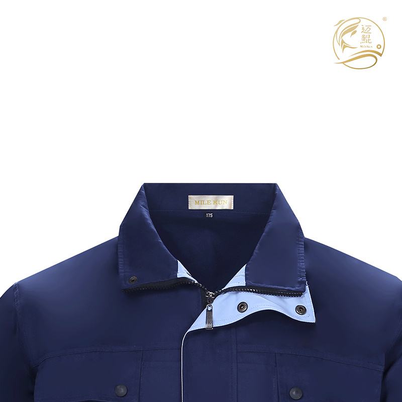 夏季长袖工作服T-007高清大图