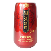 洋河镇佳洋股份出品 国瓷淡雅至尊窖藏 52度 浓香型白酒 480ml 单瓶装