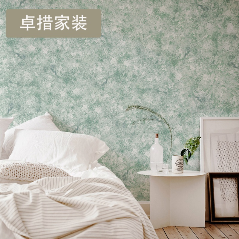 欧式素色墙布墙纸卧室客厅壁纸美式无纺布无缝定制壁布背景墙壹德壹