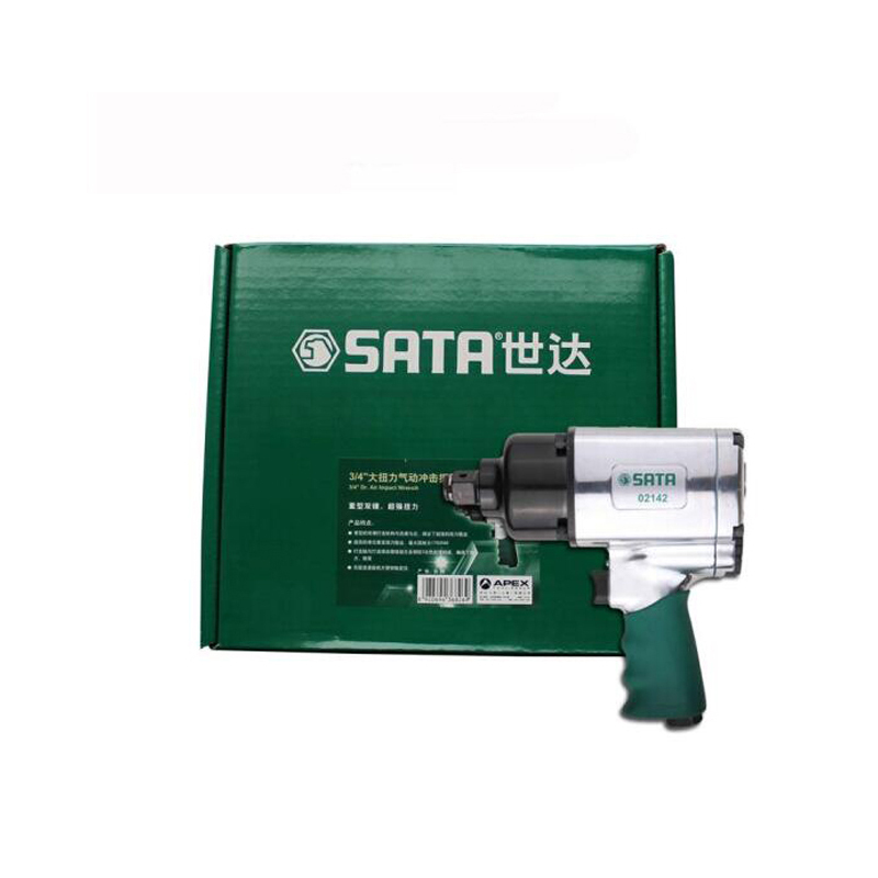 工具库 世达SATA 3/4寸大扭力气动冲击扳手 02142