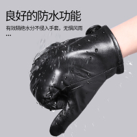 七匹狼羊毛手套男士冬季加绒加厚保暖开车触屏骑行摩托车男送爸爸