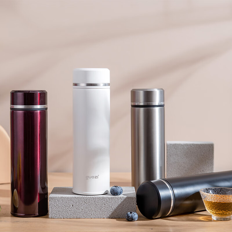 果兹保温杯500ml长效保温GZ-B50(颜色随机)高清大图