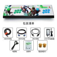潘多拉盒9D摇杆街机游戏机 家用电视游戏机 怀旧双人格斗机小霸王 带灯-Arcade stick 02