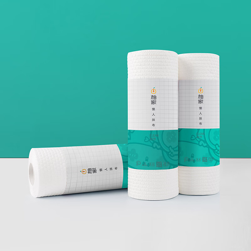 柚家卷筒懒人抹布85760(影)