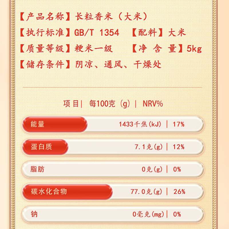 十月稻田 辽河长粒香米5kg高清大图