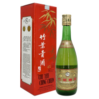 融汇老酒 山西汾酒杏花村 45度竹叶青酒红盒(2001年) 500mlx1瓶
