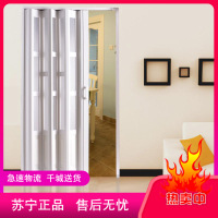 折叠门PVC推拉门室内门衣柜门浴室门简易门厨房门阳台隔断玻璃门上三下一蝶形都市诱惑
