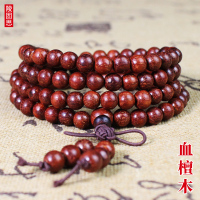 厂家直销赞比亚血檀手串108颗金星小叶紫檀木文玩佛珠念珠手饰品