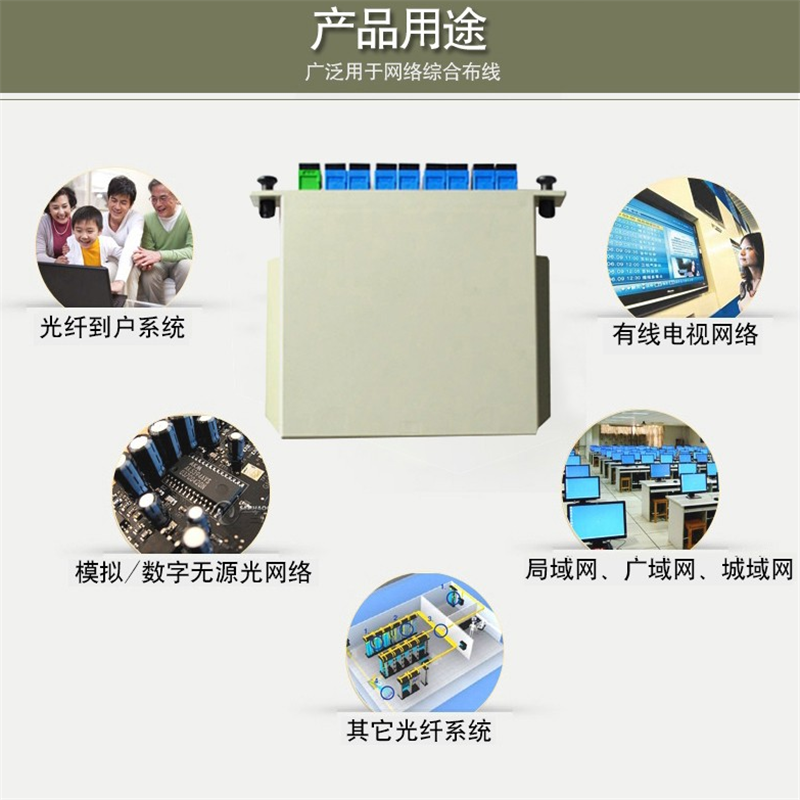 大华(alhua) 分光器1分8
