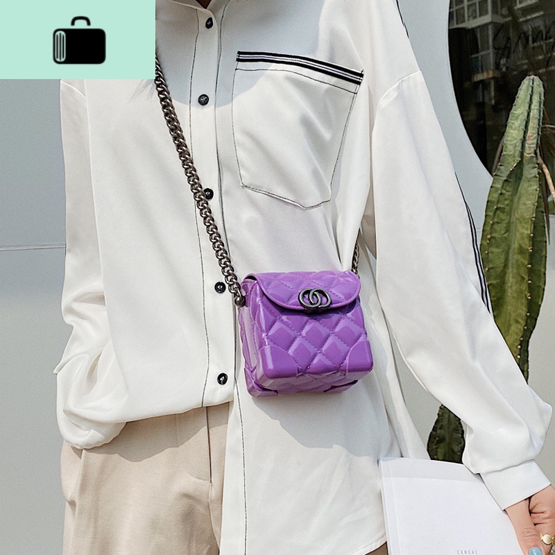 迷你小包包2020新款果冻包潮韩版ins时尚百搭少女链条斜挎零钱包NEW LAKE高清大图