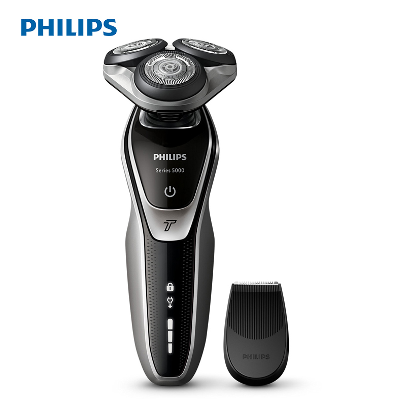 飞利浦(Philips)电动剃须刀S5370/04全身水洗进口三刀头智能电动男士刮胡刀